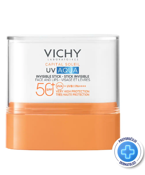 Vichy Capital Soleil UV AQUA nevidljivi stik za lice i usne SPF50+ 10 ml