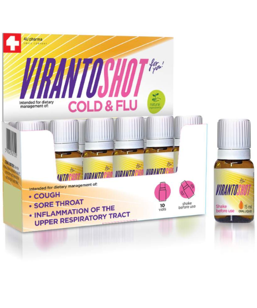 VIRANTO SHOT COLD 6 FLU BOČICE A10