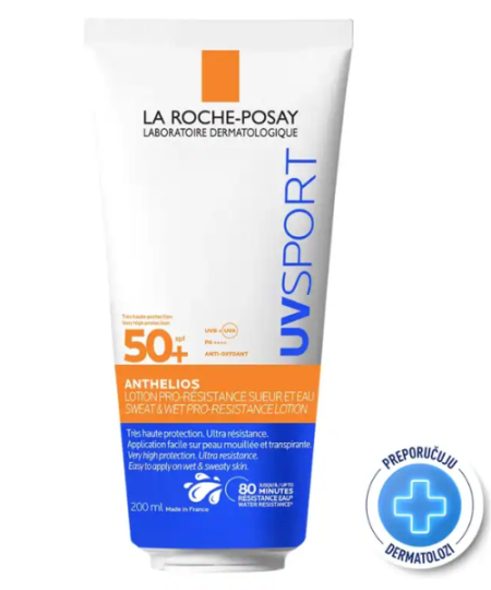La Roche-Posay Anthelios UV SPORT mlijeko za lice i tijelo SPF50+ 200 ml