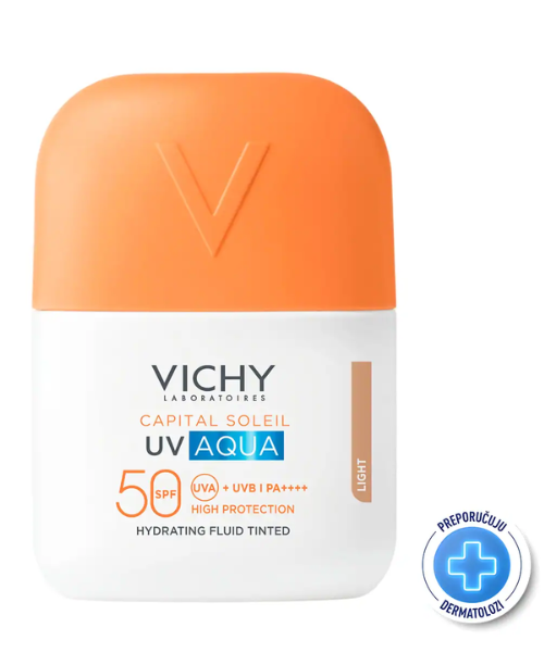 Vichy Capital Soleil UV AQUA LIGHT tonirani hidratantni fluid SPF50 50 ml