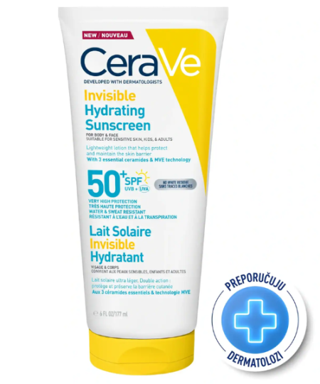 CeraVe nevidljivo mlijeko za zaštitu od sunca SPF50, 177ml