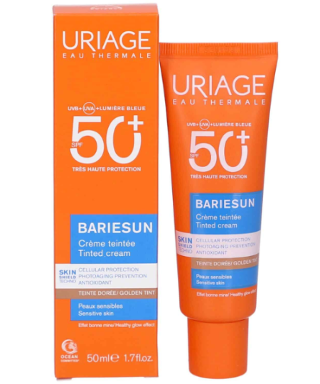 Uriage Bariesun tonirana krema GOLDEN SPF50+ 50 ml