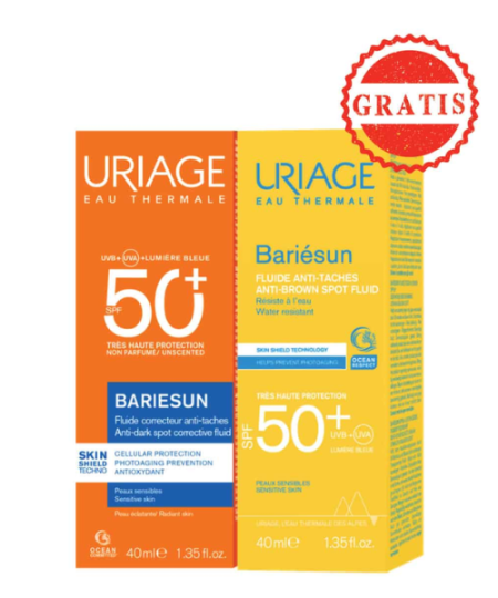 Uriage Set Bariesun Fluid protiv tamnih mrlja SPF50 40 ml + GRATIS Fluid protiv tamnih mrlja SPF50 40 ml