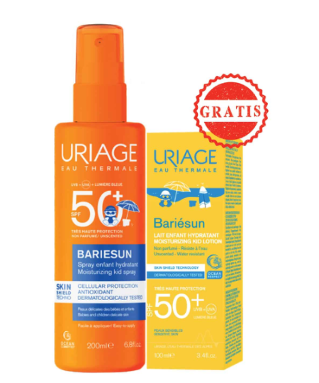 Uriage Set Bariesun Kids SPF50 Sprej 200 ml + GRATIS Kids SPF50 Mlijeko 100 ml