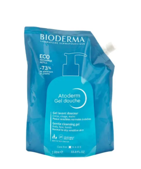 BIODERMA ATODERM UMIRUJUĆI GEL ZA PRANJE REFILL 1L