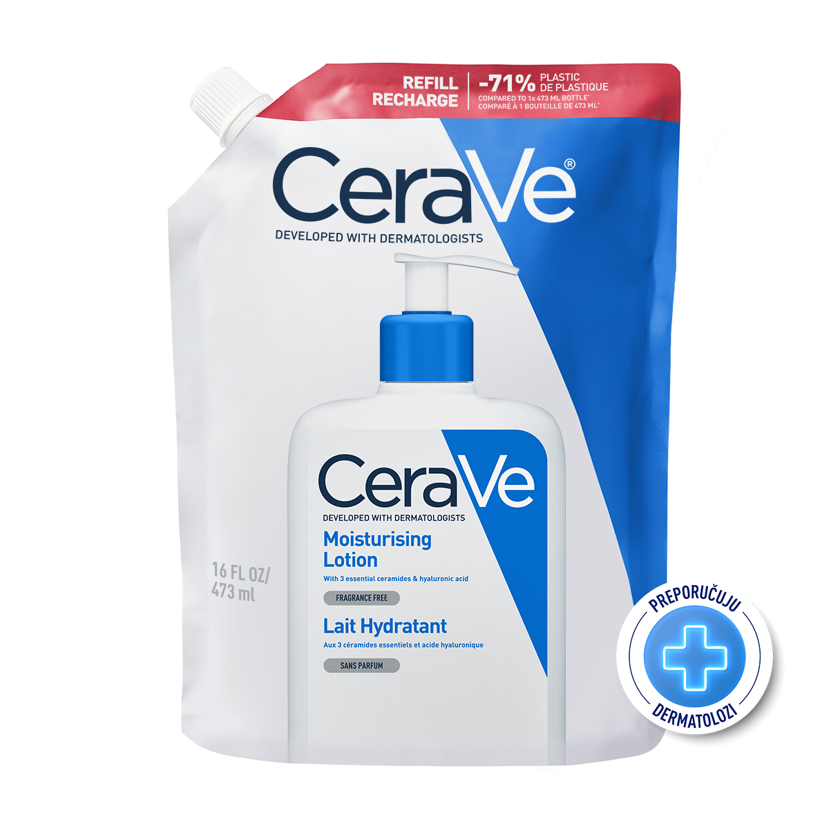 CeraVe Hidratantni losion za normalnu do suhu kožu, 473ml REFILL