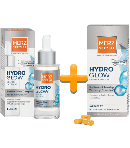 Merz Hydro Glow serum+Merz Hydro Glow cps a30