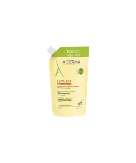 Aderma Exomega emolijentno ulje za tuširanje refill, 500 ml