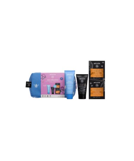 Apivita set aqua beelicious (lagana krema 50ml+detox gel 50ml+apivita express beauty honey maska)