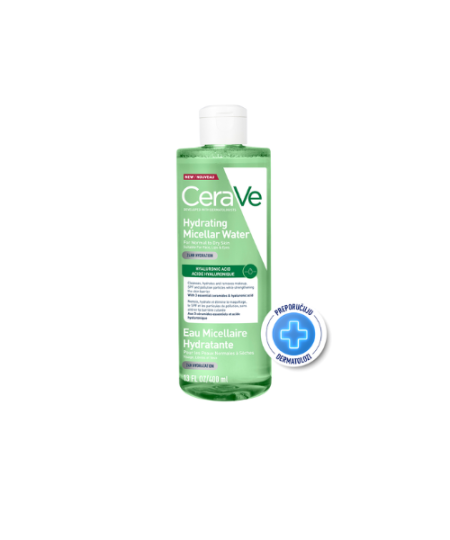 CERAVE HIDRATANTNA MICELARNA VODA ZA NORMALNU DO SUHU KOŽU 400 ml