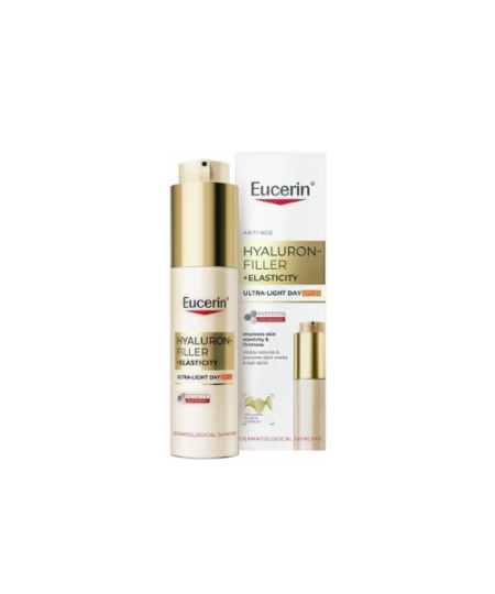 EUCERIN HYALURON FILLER ELASTICITY ULTRA LIGHT SPF50 FLUID ZA LICE 50ML