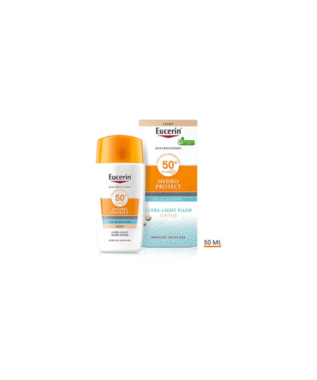 EUCERIN SUN HYDRO PROTECT SVIJETLI TONIRANI FLUID SPF50+ 50ML