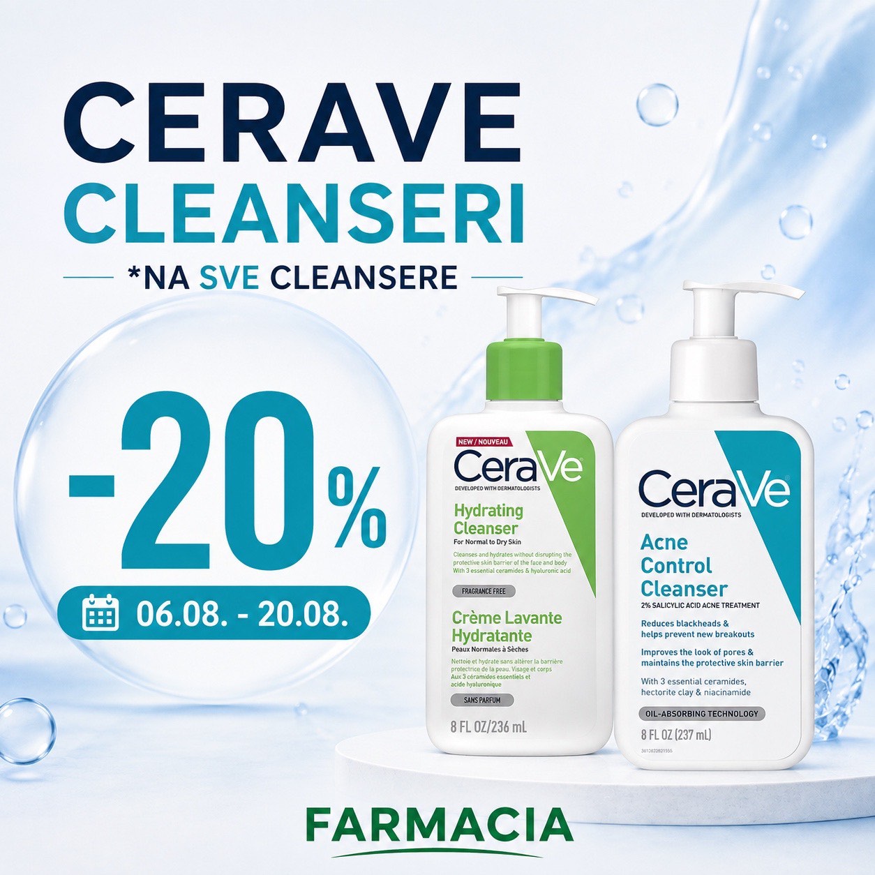 CeraVe čistači