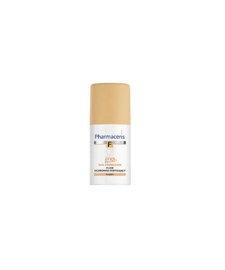 PHARMACERIS F-Zaštitno korektivni tečni puder SPF50