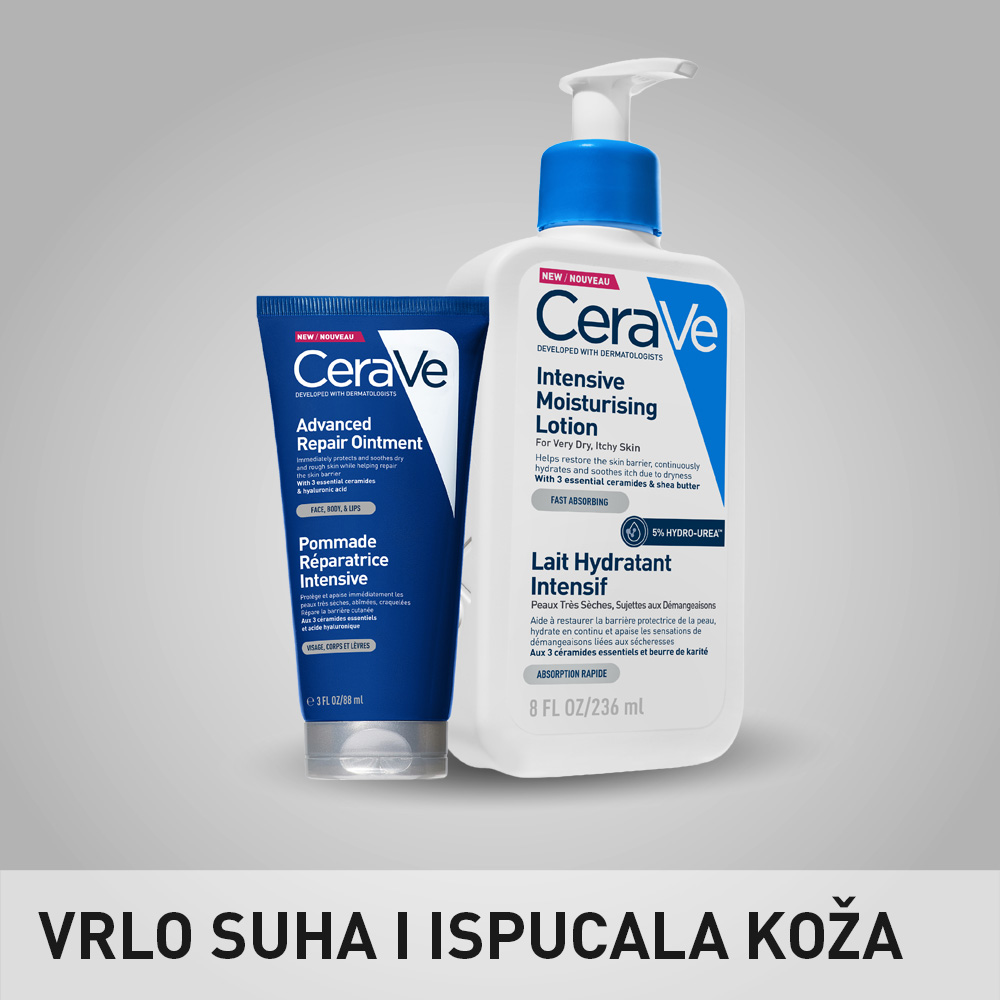 Vrlo suha i ispucala koža